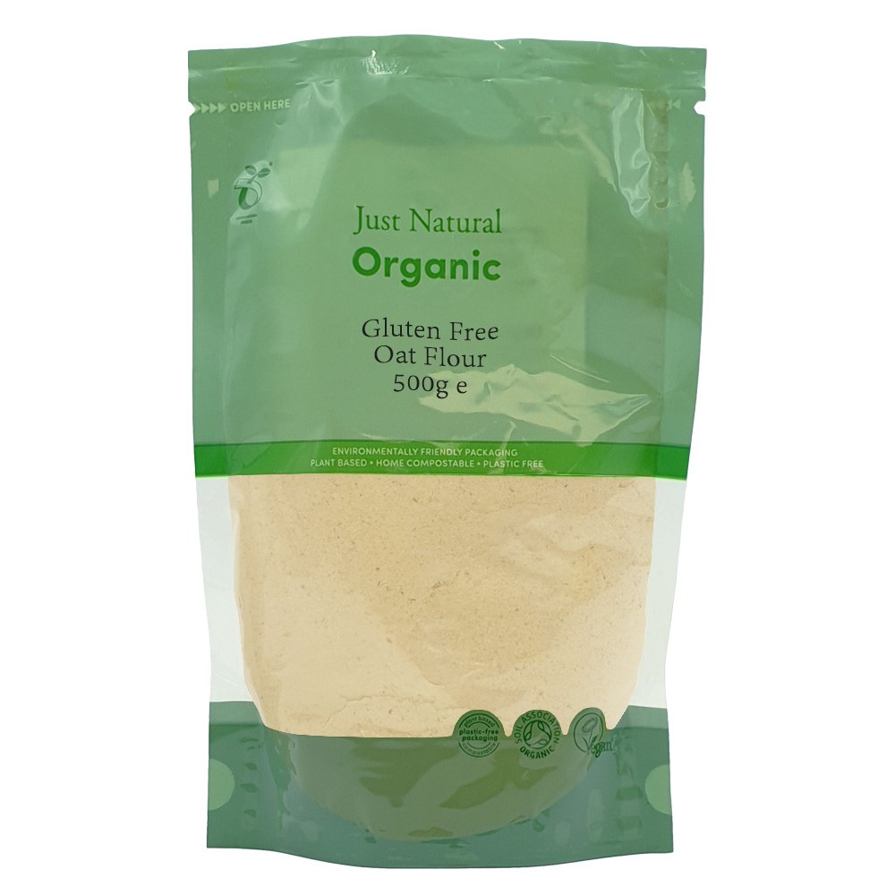 Just Natural Organic Gluten Free Oat Flour Fairhaven Wholefoods Ltd